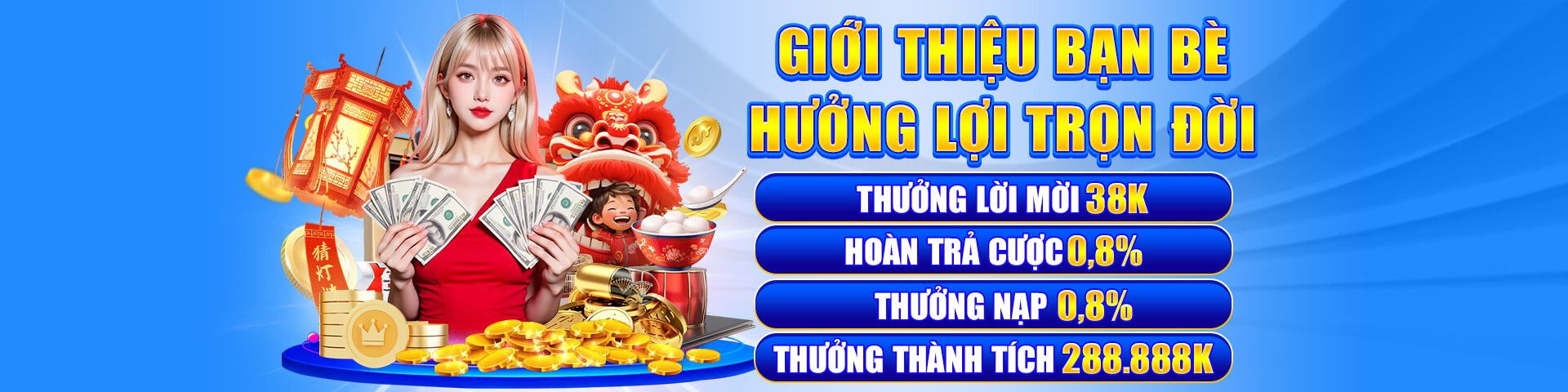 Banner Tha Bet với khuyến mãi đăng nhập 188K 2025